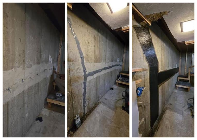 Permanent Basement Wall Crack Repair Services